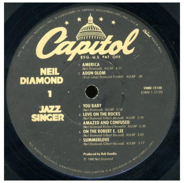 NEIL DIAMOND - THE JAZZ SINGER - O.S.T. | VINILO USADO