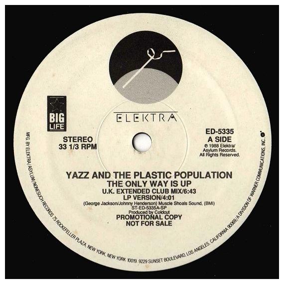 YAZZ AND THE PLASTIC POPULATION - THE ONLY WAY IS UP | 12" MAXI SINGLE USADO