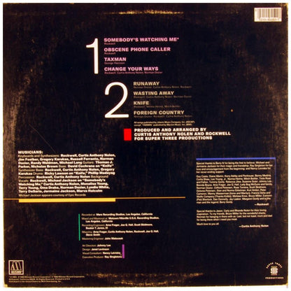 ROCKWELL - SOMEBODY'S WATCHING ME | VINILO USADO