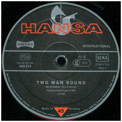 TWO MAN SOUND - DISCO SAMBA/QUE TAL AMERICA | 12'' MAXI SINGLE USADO