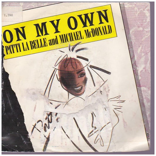 PATTI LABELLA AND MICHAEL McDONALD - ON MY OWN | 7" SINGLE USADO