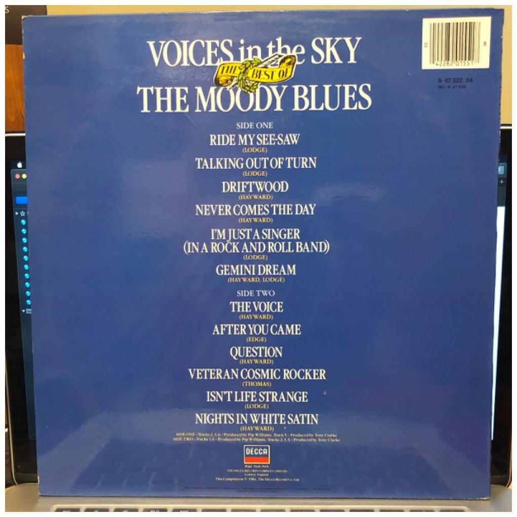 THE MOODY BLUES - VOICES IN THE SKY: THE BEST OF | VINILO USADO