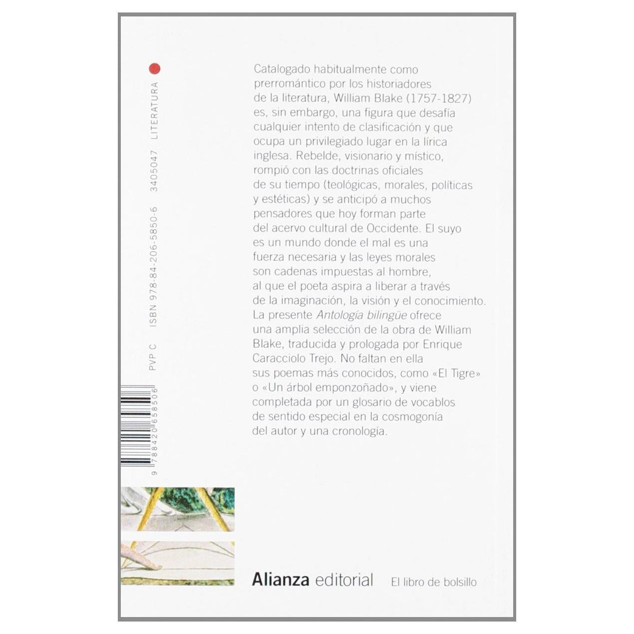 ANTOLOGÍA BILINGÜE (TAPA BLANDA) - WILLIAM BLAKE | LIBRO