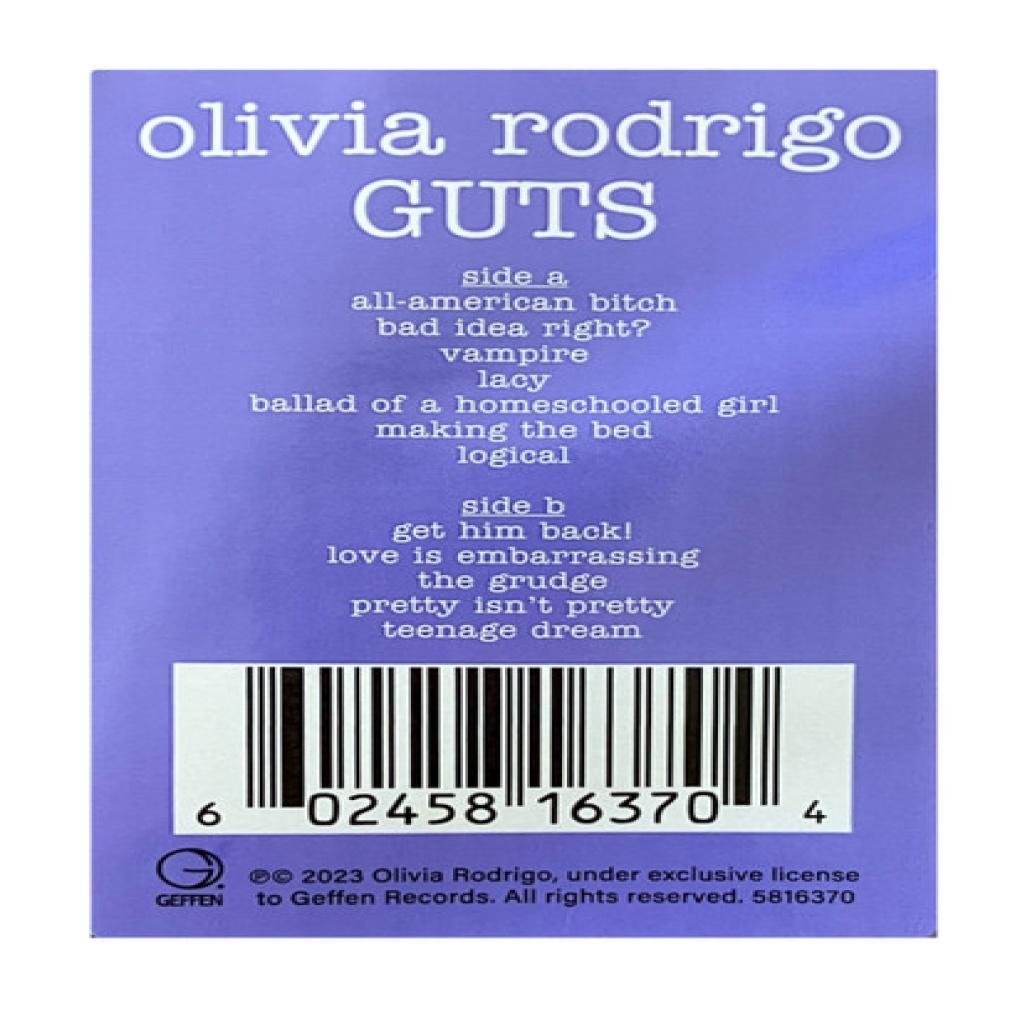 OLIVIA RODRIGO - GUTS (SPOTIFY FANS FIRST EDITION PICTURE DISC) | VINILO