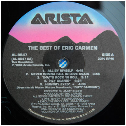 ERIC CARMEN - THE BEST OF | VINILO USADO