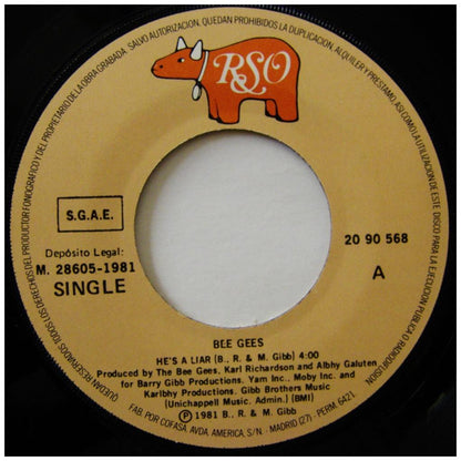 BEE GEES - HE'S A LIAR | 7" SINGLE USADO