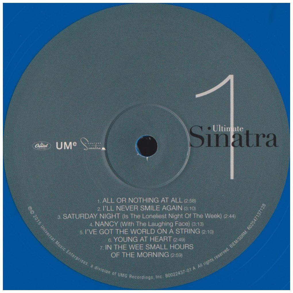 FRANK SINATRA - ULTIMATE SINATRA (2LP) (EXCLUSIVE BLUE VINYL) | VINILO