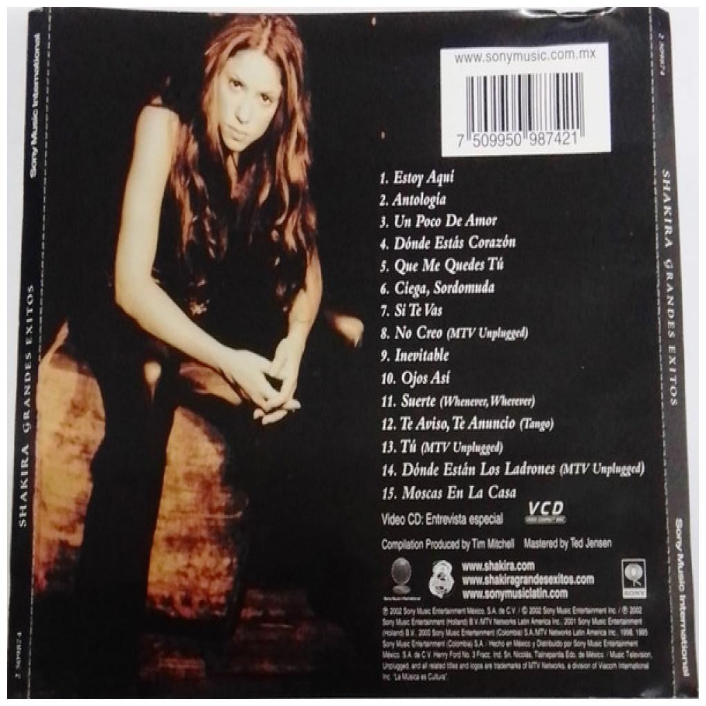 SHAKIRA - GRANDES EXITOS | CD