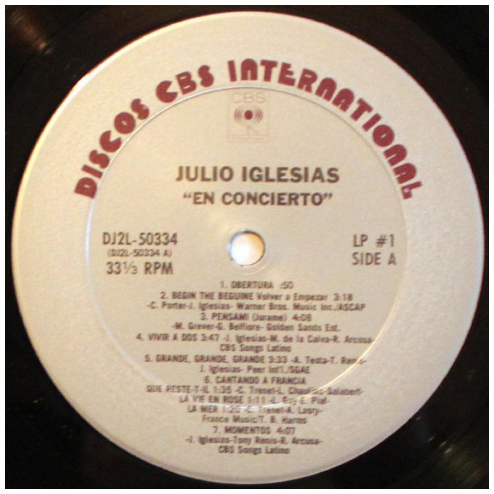 JULIO IGLESIAS  - EN CONCIERTO (2LP) | VINILO USADO