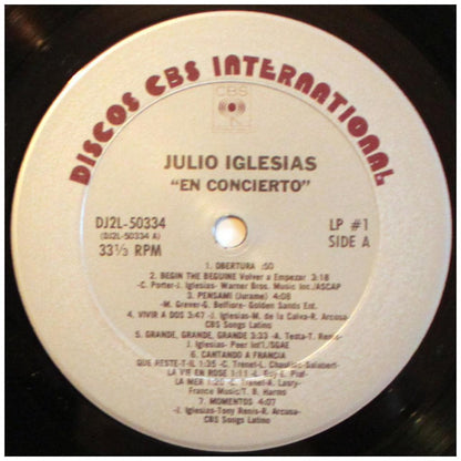 JULIO IGLESIAS  - EN CONCIERTO (2LP) | VINILO USADO
