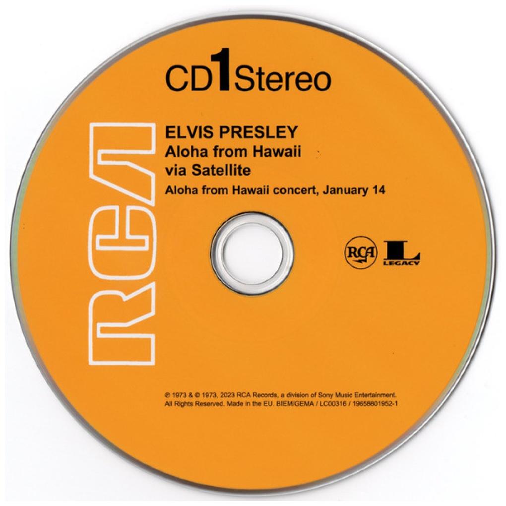 ELVIS PRESLEY  - ALOHA FROM HAWAI VIA SATELITE (3CD + 1 BLU-RAY BOX SET) | CD