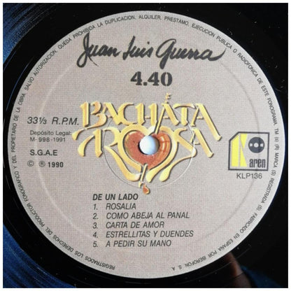 JUAN LUIS GUERRA 4.40 - BACHATA ROSA | VINILO USADO