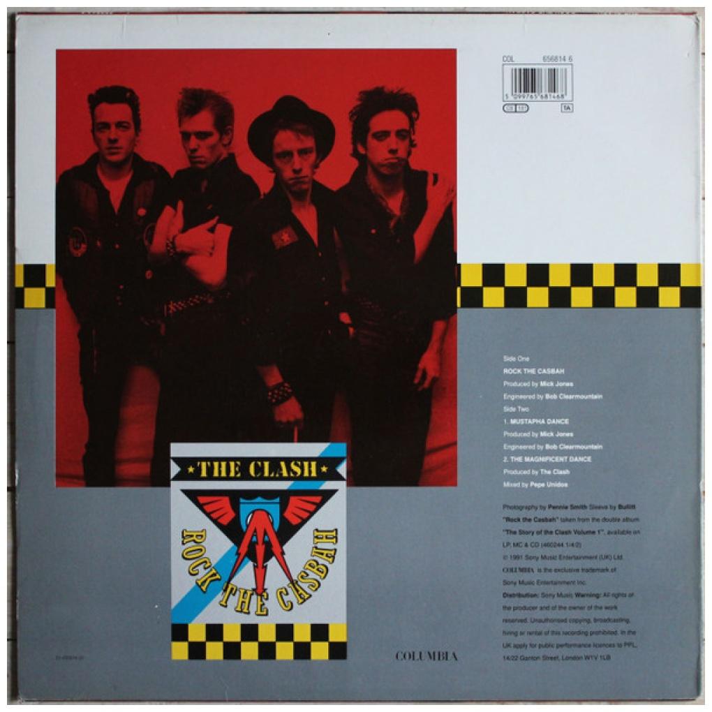 THE CLASH - ROCK THE CASBAH/MUSTAPHA DANCE/THE MAGNIFICENT DANCE | 12'' MAXI SINGLE USADO