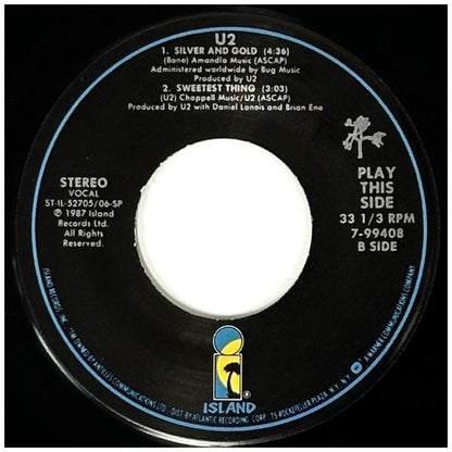 U2 - WHERE THE STREETS HAVE NO NAME | 7" SINGLE USADO