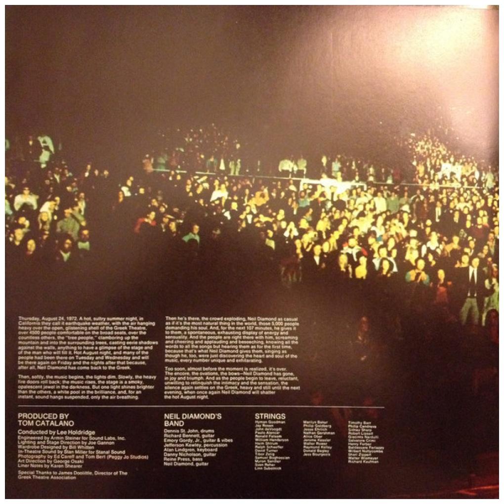 NEIL DIAMOND - HOT AUGUST NIGHT (2LP) | VINILO USADO