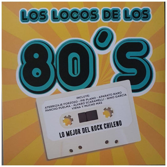 LOS LOCOS DE LOS 80'S - LO MEJOR DEL ROCK CHILENO-VARIOS ARTISTAS | VINILO