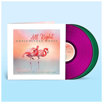 CHRISTOPHER CROSS - ALL RIGHT: THE WORLDWIDE SINGLES 1980-1988 (PINK/GREEN VINYL) | VINILO