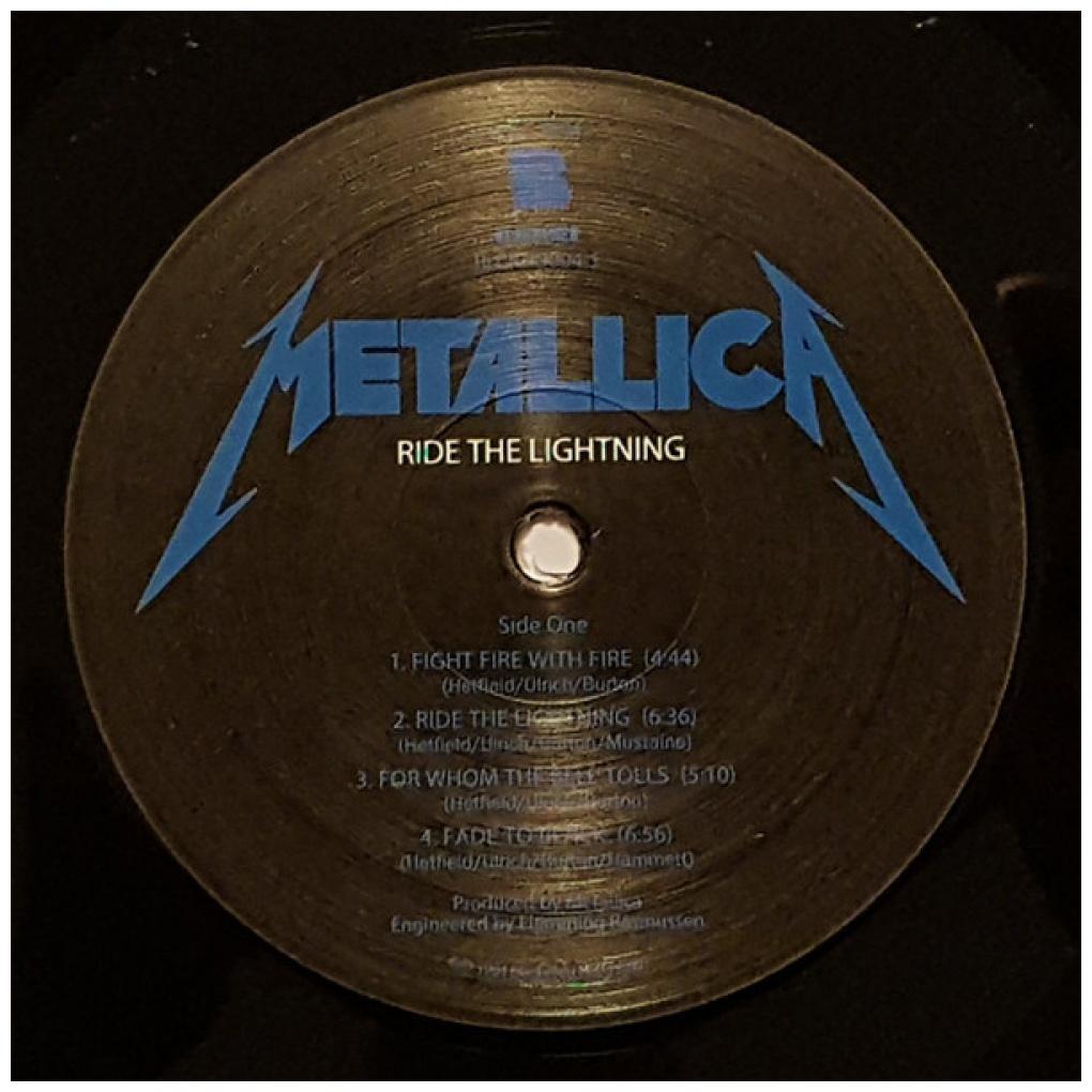 METALLICA - RIDE THE LIGHTNING (180GRS) | VINILO