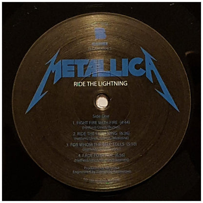 METALLICA - RIDE THE LIGHTNING (180GRS) | VINILO