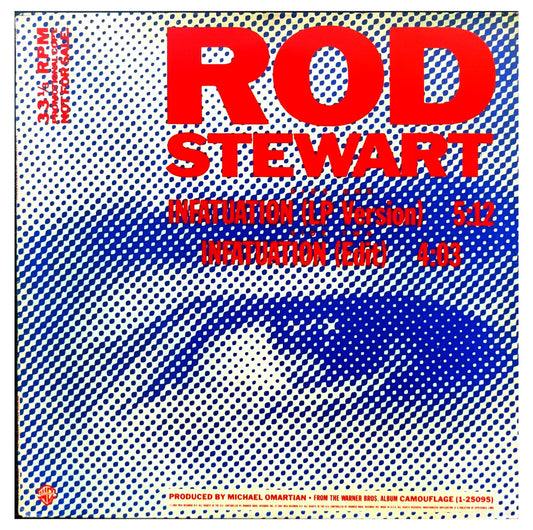 ROD STEWART - INFATUATION (PROMO) | 12" MAXI SINGLE USADO