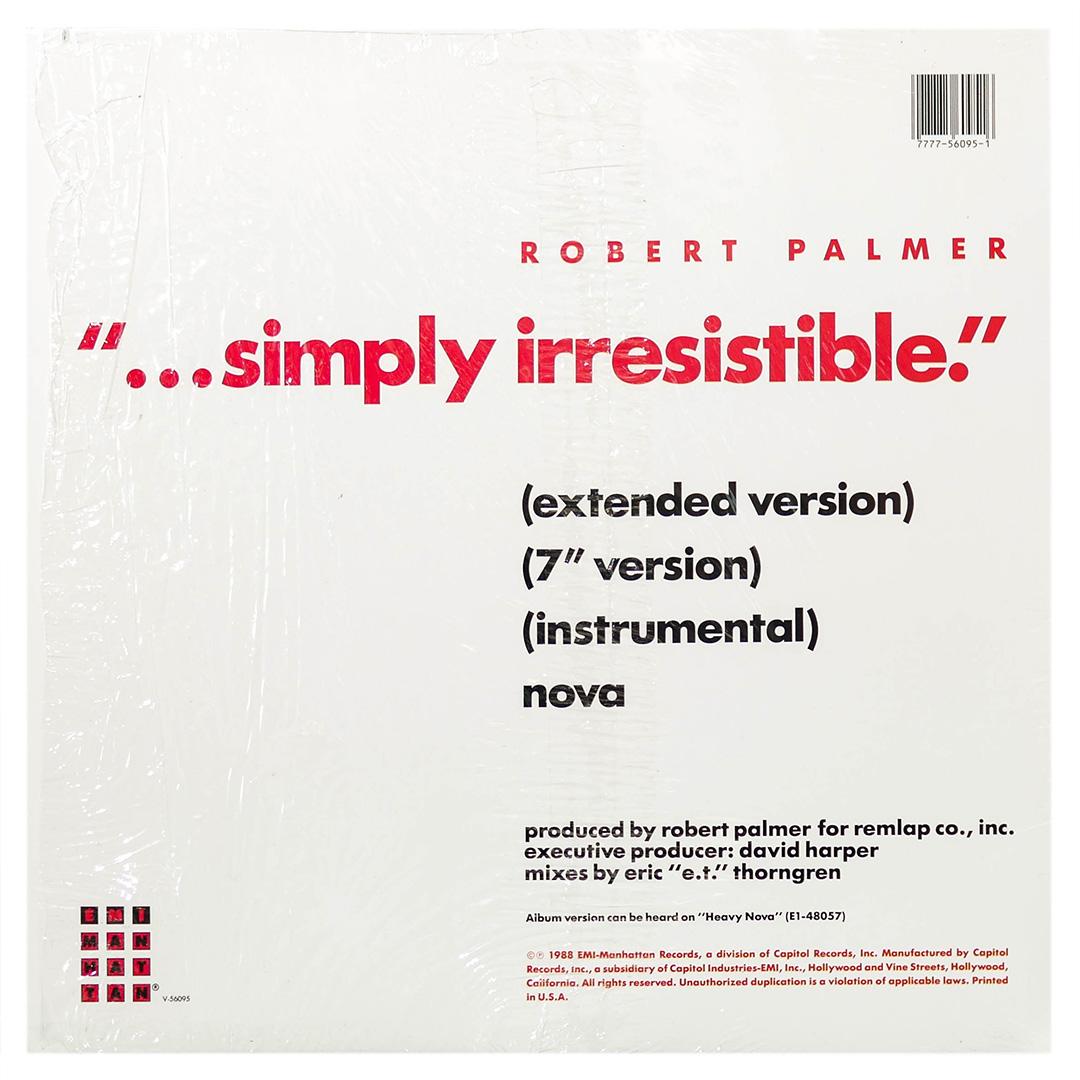 Robert Palmer - Simply Irresistible | 12" MAXI SINGLE USADO