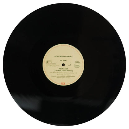 AFRIKA BAMBAATAA  - RECKLESS (FULL FON REMIX) | 12" MAXI SINGLE USADO