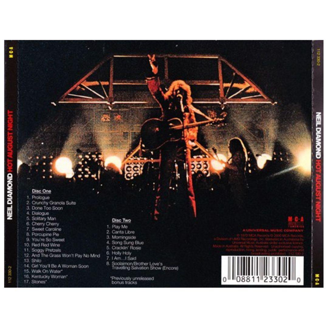 NEIL DIAMOND - HOT AUGUST NIGHT (2CD) | CD