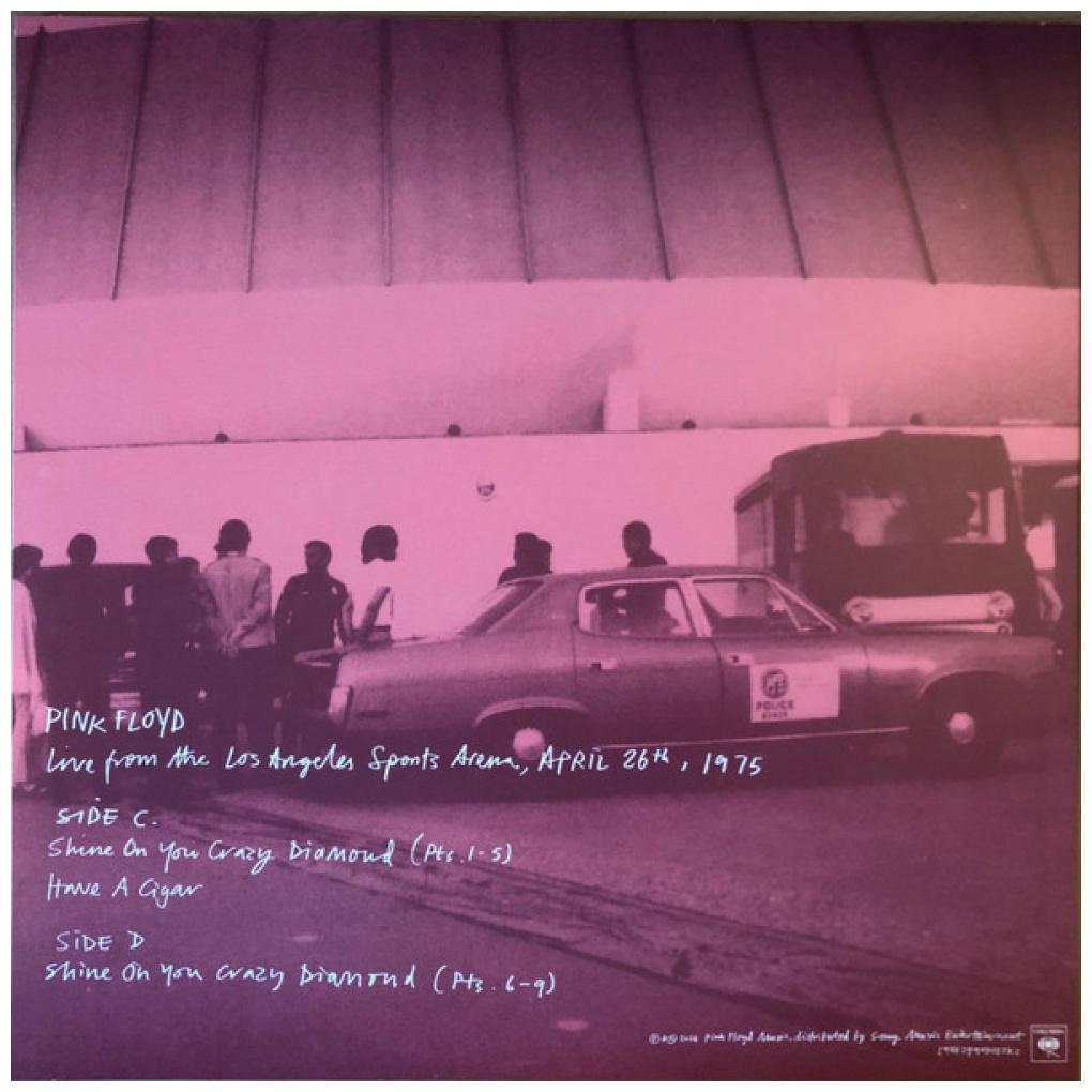 PINK FLOYD - LIVE FROM LOS ANGELES SPORTS ARENA 1975 (4LP) (RSD EXCLUSIVE BOX SET) (CLEAR VINYL) | VINILO