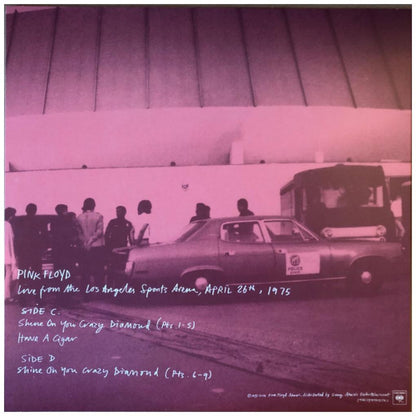 PINK FLOYD - LIVE FROM LOS ANGELES SPORTS ARENA 1975 (4LP) (RSD EXCLUSIVE BOX SET) (CLEAR VINYL) | VINILO