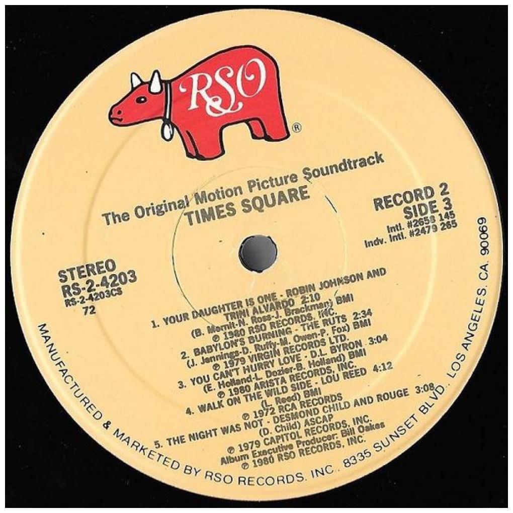 TIMES SQUARE - O.S.T. (2LP) | VINILO USADO