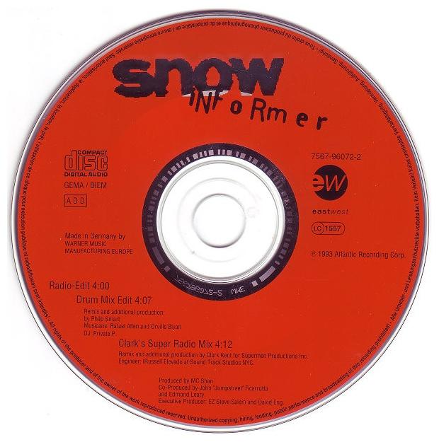 SNOW - INFORMER | CD SINGLE USADO
