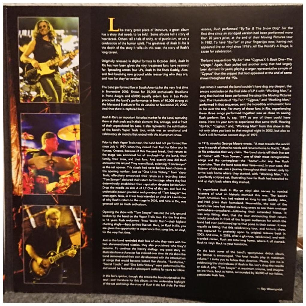 RUSH - IN RIO (4LP) | VINILO