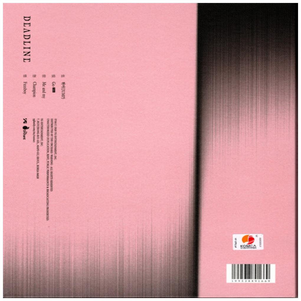 BLACK PINK - DEADLINE-BLACKPINK THE 3RD MINI ALBUM (PINK VERSION) | CD