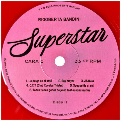 RIGOBERTA BANDINI - JESUCRISTA SUPERSTAR (VINILO COLOR ROSA/ ROJO) | VINILO