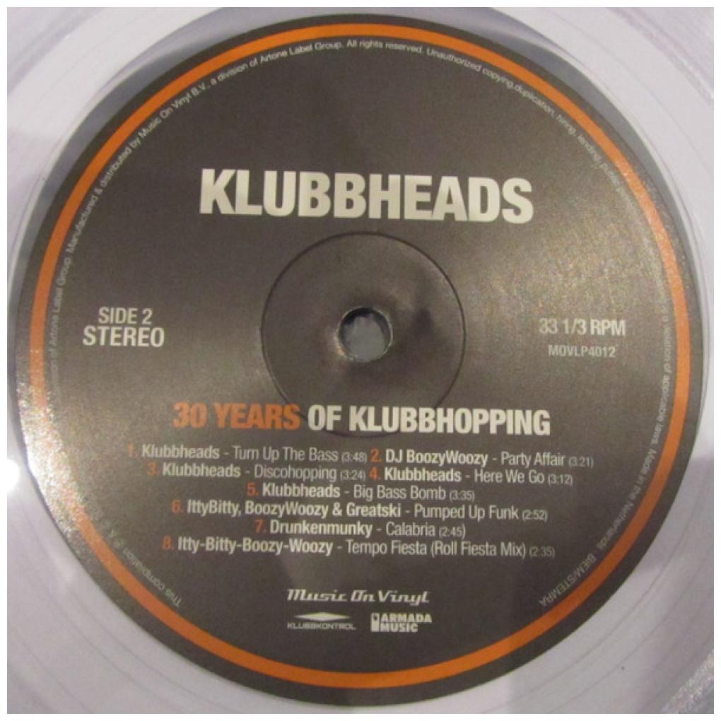 KLUBBHEADS - 30 YEARS OF KLUBBHOPPING | VINILO