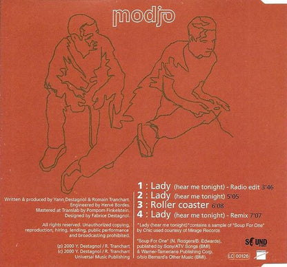 MODJO - LADY | CD SINGLE USADO
