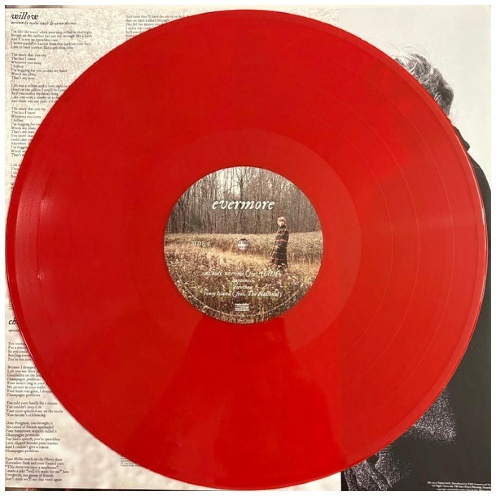 TAYLOR SWIFT - EVERMORE (2LP) (EXCLUSIVE RED VINYL) | VINILO