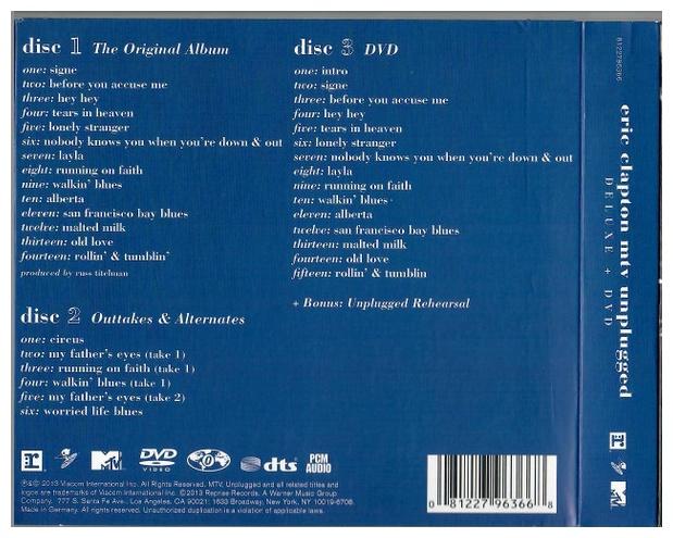 ERIC CLAPTON - UNPLUGGED (DELUXE) (CD+DVD) | CD