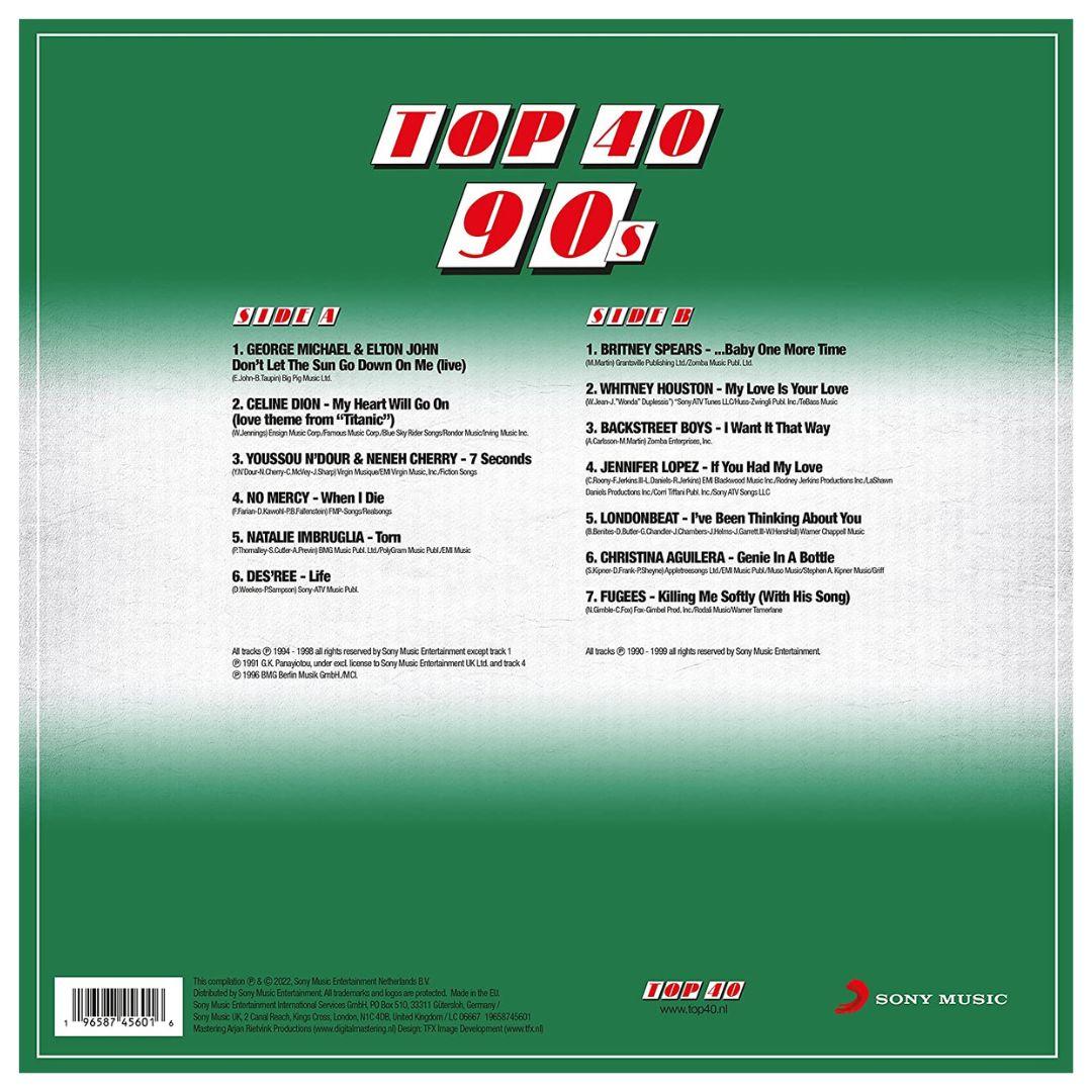 TOP 40 90 S - VARIOUS TOP 40 90 S (GREEN VINYL) | VINILO