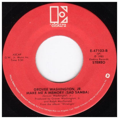 GROVER WASHINTON JR. - JUST THE TWO OF US | 7" SINGLE VINILO USADO