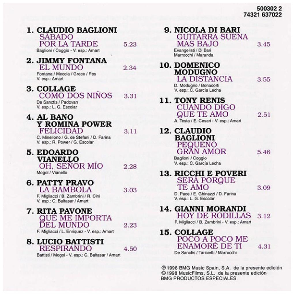 VARIOS - ITALIA NUESTRA 2 | CD USADO