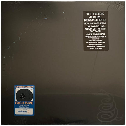 METALLICA - METALLICA: THE BLACK ALBUM (2LP) (EXCLUSIVE BLACKER/MARBLED VINYL) | VINILO