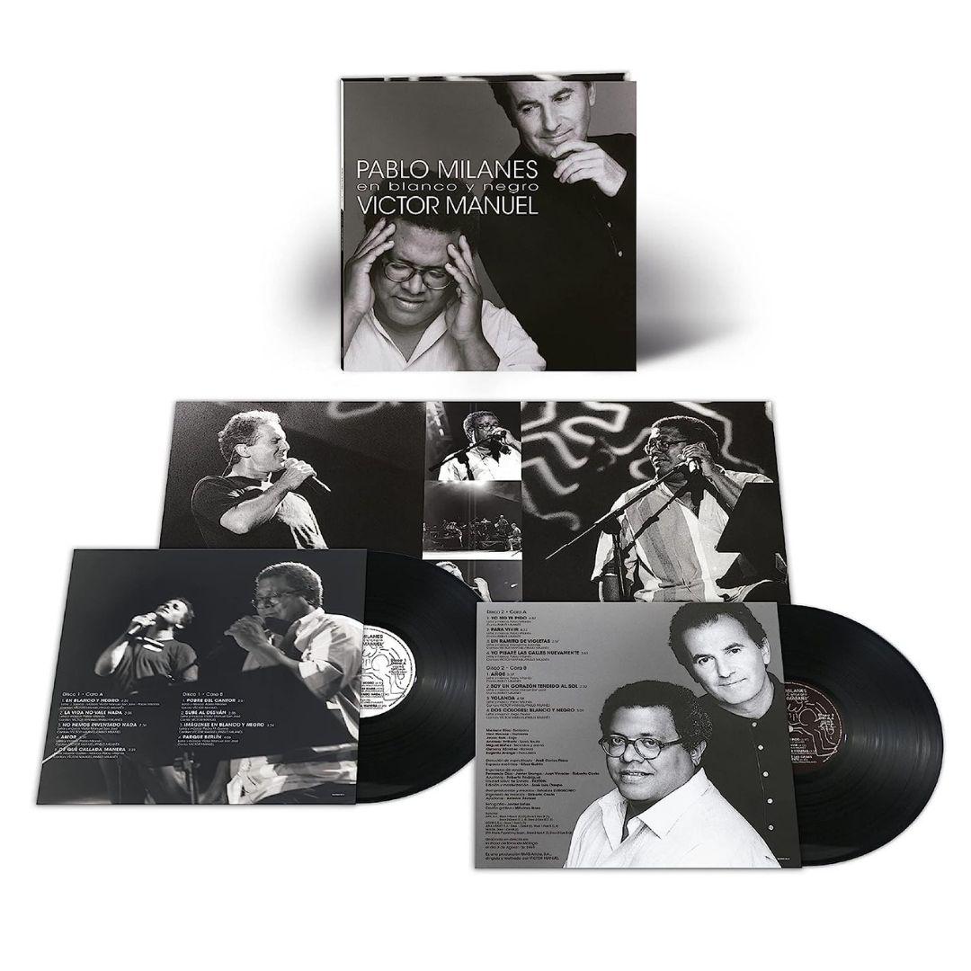 PABLO MILANES/VICTOR MANUEL - EN BLANCO Y NEGRO (2LP) | VINILO