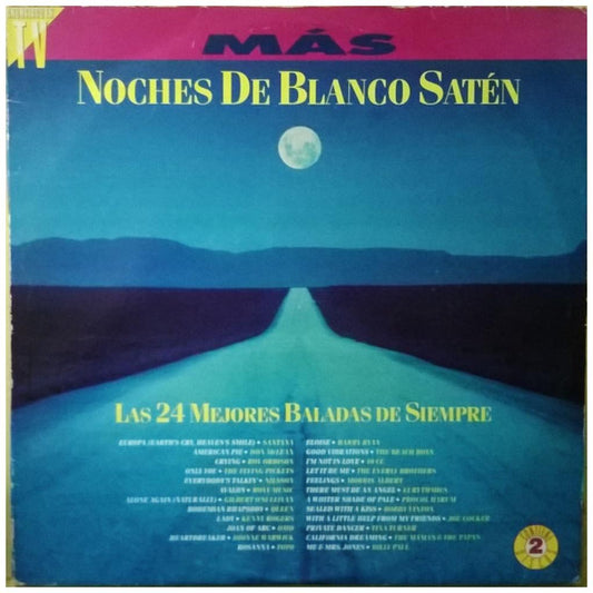 MAS NOCHES DE BLANCO SATÉN - LAS 24 MEJORES BALADAS DE SIEMPRE - VARIOS ARTISTAS (2LP) | VINILO USADO
