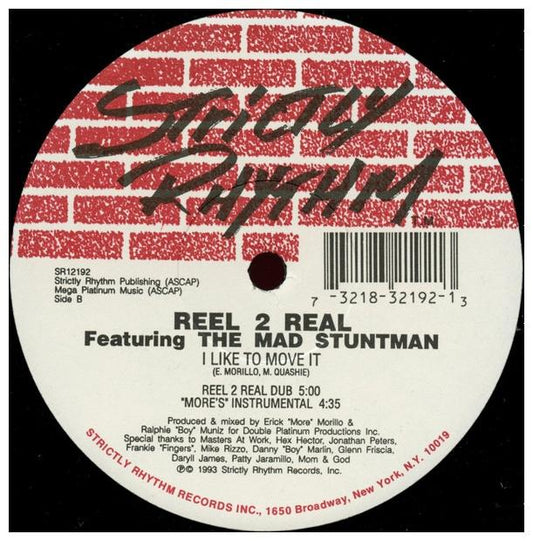 REEL 2 REAL FEATURING THE MAD STUNTMAN -  LIKE TO MOVE IT | 12 MAXI SINGLE USADO