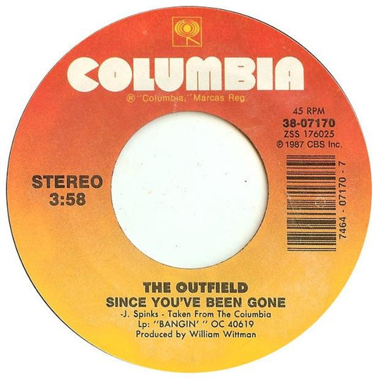OUTFIELD - SINCE YOU VE BEEN GONE | 7" SINGLE USADO