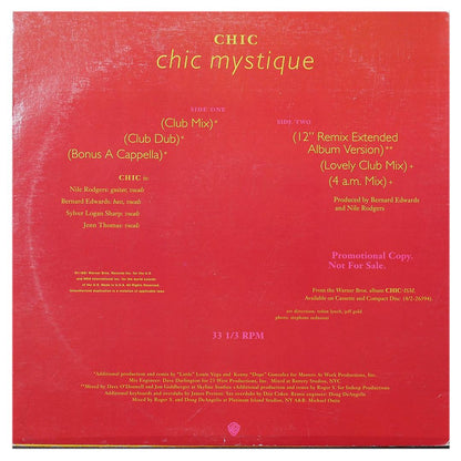 CHIC - CHIC MYSTIQUE | 12" MAXI SINGLE USADO