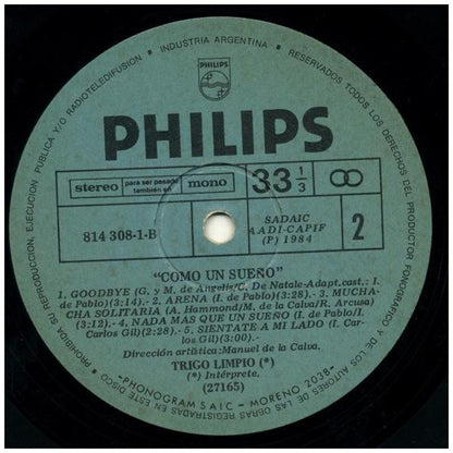 TRIGO LIMPIO - COMO UN SUEÑO | VINILO USADO