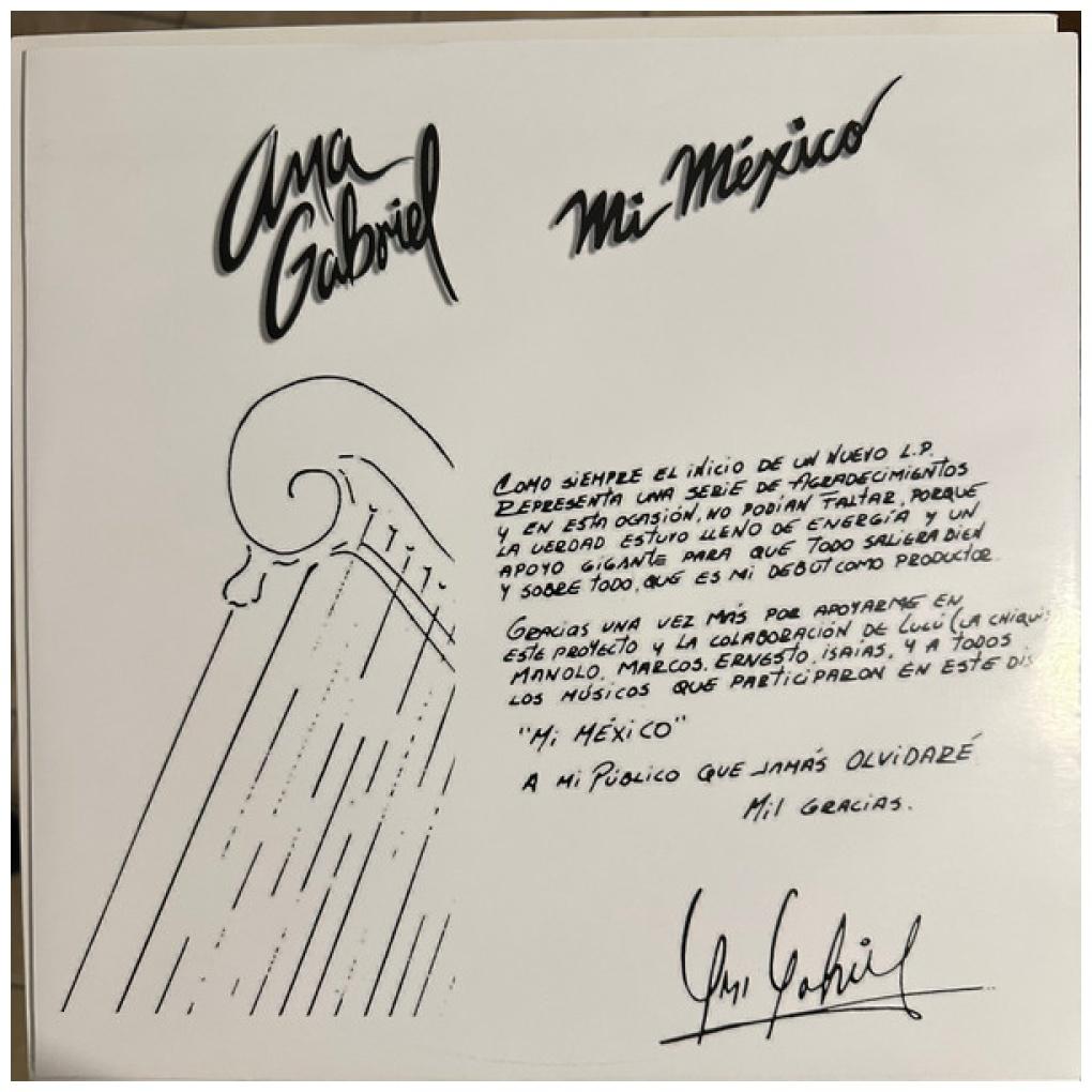 ANA GABRIEL - MI MEXICO | VINILO