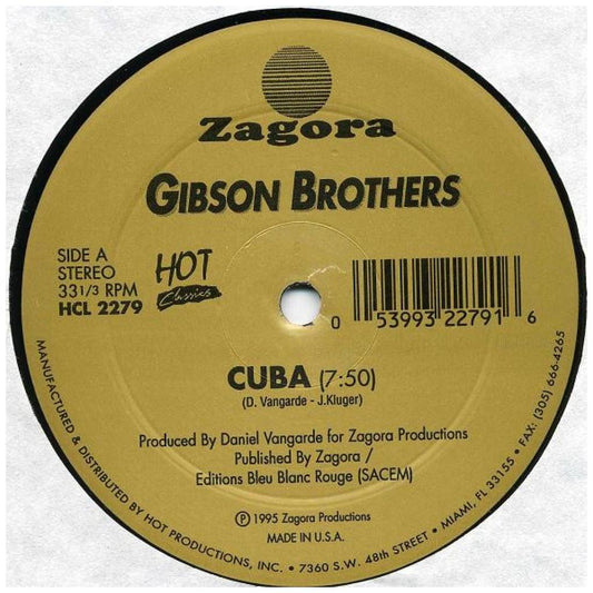 GIBSON BROTHERS - CUBA/QUE SERA MI VIDA | 12'' MAXI SINGLE USADO